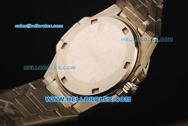 Patek Philippe Nautilus Swiss Quartz Movement Full Steel with White Markers - Click Image to Close